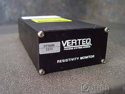 Verteq process systems 1800-6 resistivity monitor