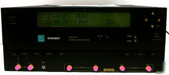 Wavecrest DTS2077-02 timing analyzer oem refurbished