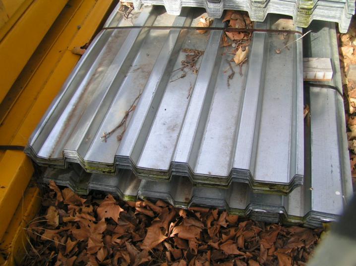 Corrugated galvanized steel roof siding decking 30