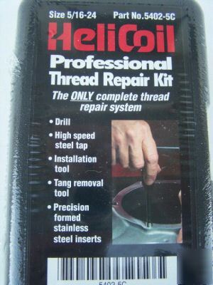 Heli coil thread repair kit 5/16-24 pn - 5402-5C