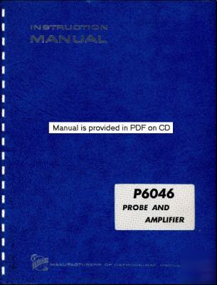 Tek P6046 probe instruction manual 070-0756-00
