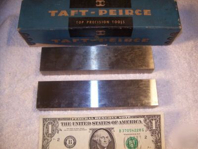 (2) taft peirce steel parallels 17.5 x 35 X176 mm, tool