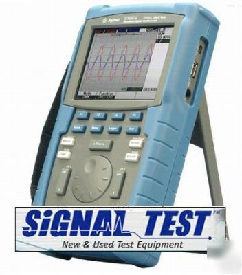 Agilent U1604A 40MHZ handheld oscilloscope usb demo 