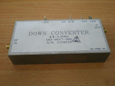 C&s hybrid down converter 4.4-5.0 ghz
