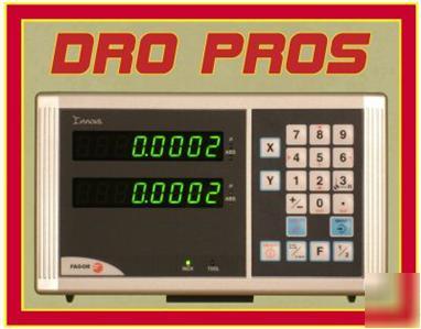 Fagor 2 axis 12 x 36 digital readout mill dro kit