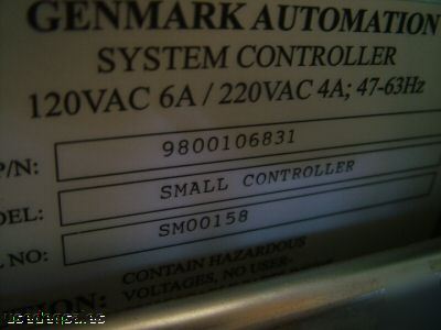 Genmark robot prealigner controller system 4S0301022