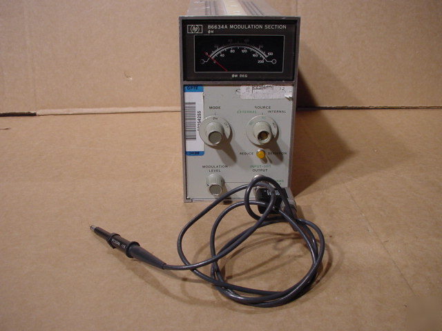 Hp signal generator modulation section 86634A