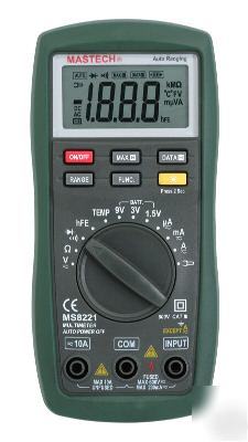 Mastech auto-range digital multimeter & battery tester