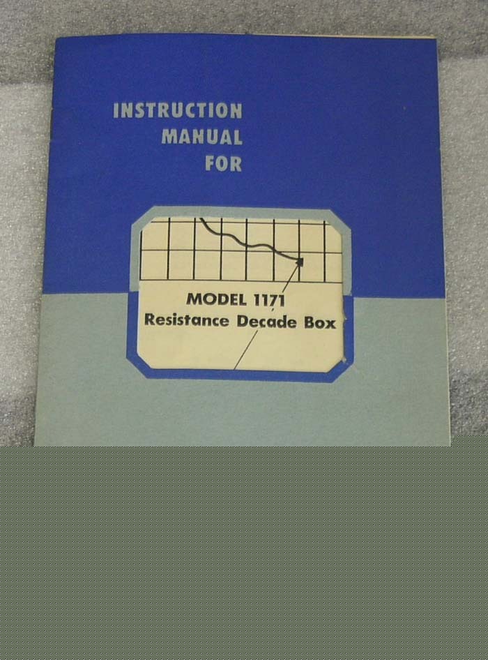 Eico model 1171 resistance decade box manual
