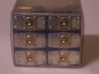 Master lock 3001CUPK set of 6 keyed alike #1 lock