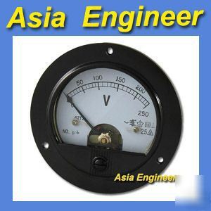 New round analog volt panel meter ac 250V