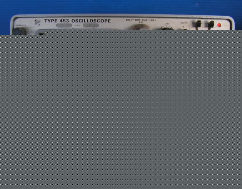 Tektronix model 453 dual channel 65 mhz oscilloscope