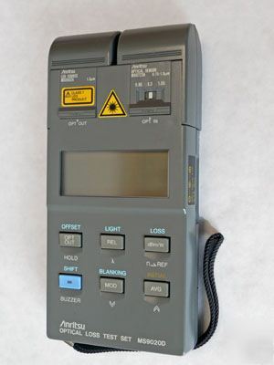 Anritsu MS9020D optical loss test set barely used