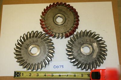 Horizontal mill cutters 6