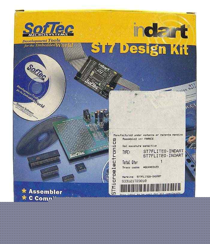Softec ST7 design kit in-circuit debugger / programmer