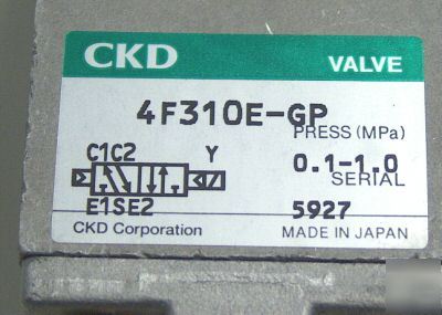 Ckd 4F31OE-10-gp explosion proof 5 port pilot valve