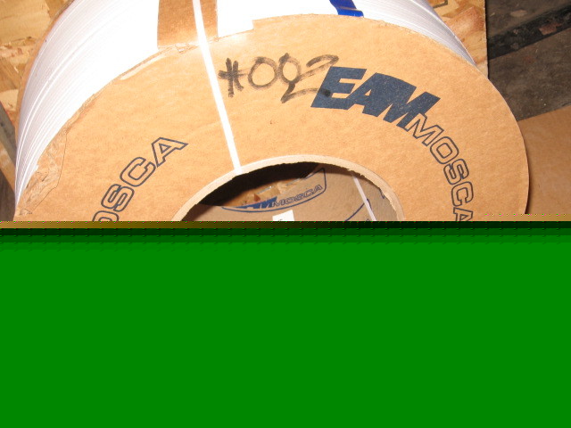 New 9,000' ft roll poly polypropylene strapping white