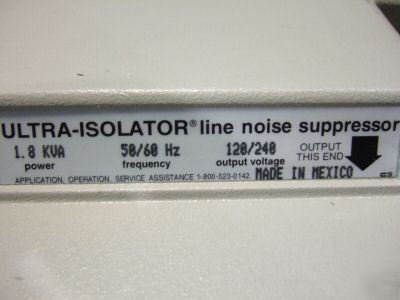 Topaz ultra-isolator line noise suppressor 91018-11