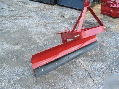 7 foot rear scraper blade, john deere, kubota, ford