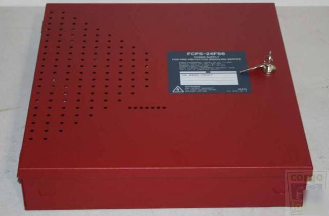 Fire lite fcps-24FS6 remote protection power supply