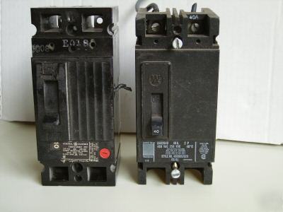 2 ge 2P 480V 40A 2 models ehb 2040 & TEB11240