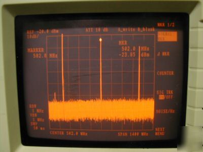 Advantest R3261A spectrum analyzer, 9KHZ â€“ 2.6 ghz gpib