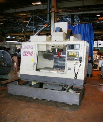 Hardinge conquest vmc 700 cnc vertical machining center