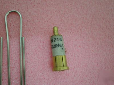 Sylvania 1N21G silicon point microwave diode mixer