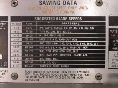 Marvel bandsaw mark 8 series 1 (used in a private shop)