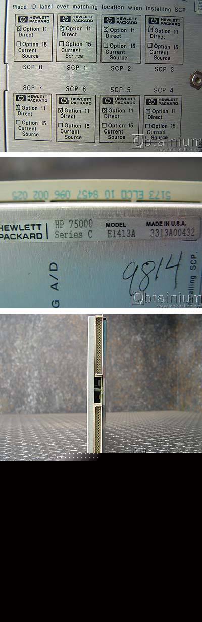 Hp E1413A 64 - channel scanning a/d converter 75000 vxi