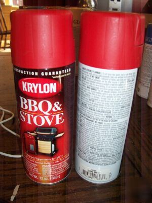Krylon bbq & stove red #1623 spray paint can beauty