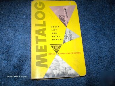 Metalog machinist stock & listmetal manual whitehead 