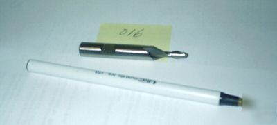 New end mill; 3/16