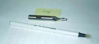 New end mill; 3/16