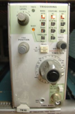 Tektronix 7B10 time base plug-in vg cond.