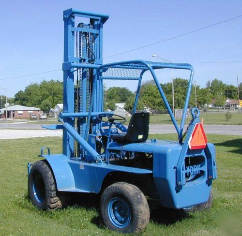 York forklift - rough terrain - 4500 lbs. capacity