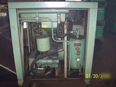 1988-champion--EW60--air compressor--low hours--50 hp