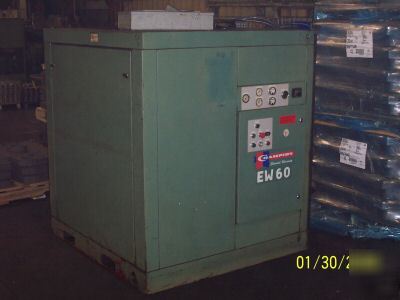 1988-champion--EW60--air compressor--low hours--50 hp