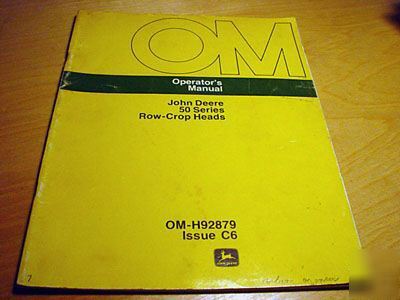 John deere 453 454 554 653 654 754 853 operators manual