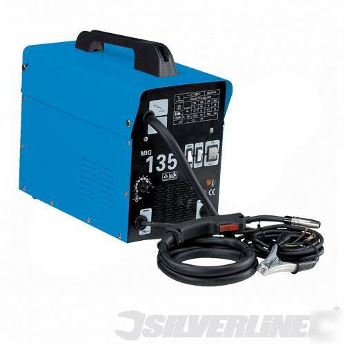 Mig welder 130A no gas 3 yrs guarantee 427677