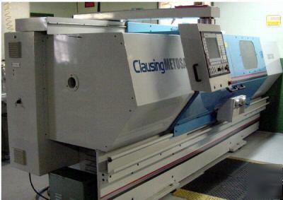 Clausing metosa CNC1760 flat bed lathe