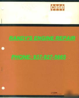 Complete set service manuals 4 case 648 backhoe