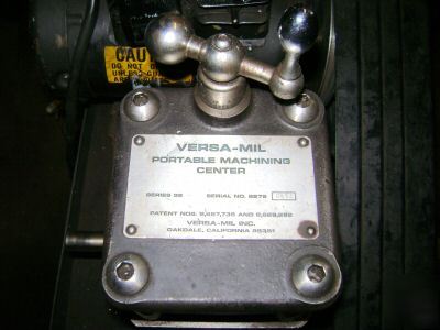 Dumore versa-mill milling machine horizontal milling