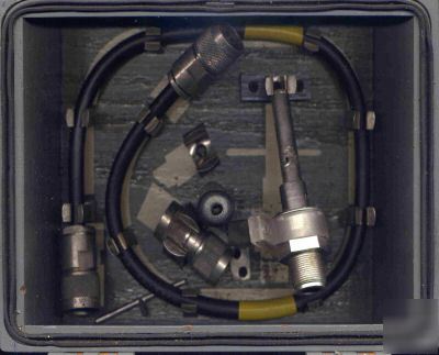 Ecco electronic wavemeter + case + cords ts-117/gp