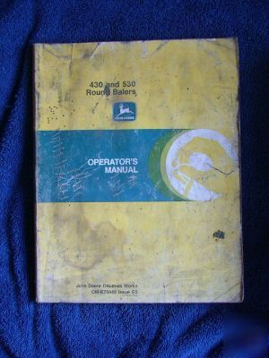 John deere 430 530 round balers manuals manual