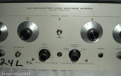 Keithley instruments 241 regulated high voltage supply
