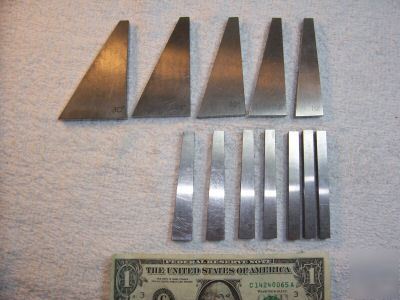Machinist/toolmaker precision angle blocks, tools, lot 