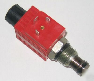 Parker sandwich flow control valve DF102C5M 5GPM 24VDC