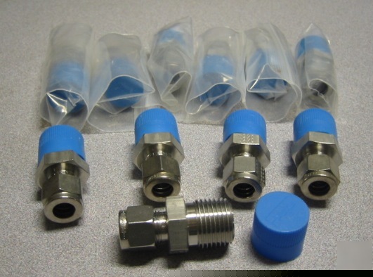 Parker-swagelok/tube connector/a-lok-6-316/lot of(11)