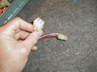 Whelen edge 4 pin to 6 pin power supply adapter
